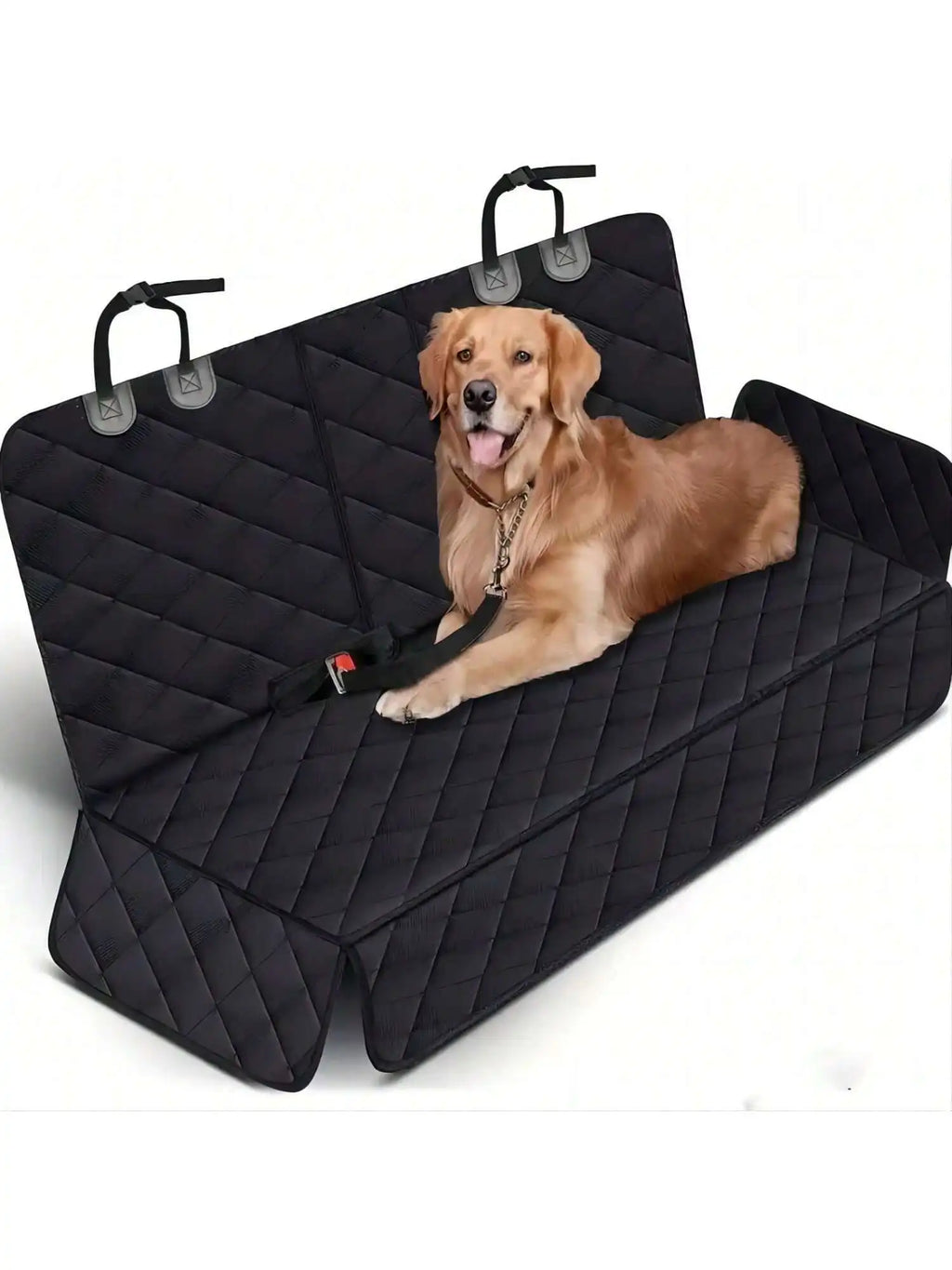 Waterproof Dog Car Seat Cover – Scratch-Proof Back Seat Hammock with Armrest Access