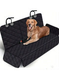 Waterproof Dog Car Seat Cover – Scratch-Proof Back Seat Hammock with Armrest Access
