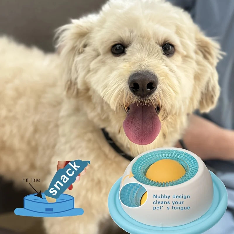 Calming Lick Mat for Dogs & Cats – Slow Feeder Treat Plate for Anxiety & Boredom