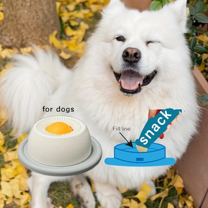 Calming Lick Mat for Dogs & Cats – Slow Feeder Treat Plate for Anxiety & Boredom