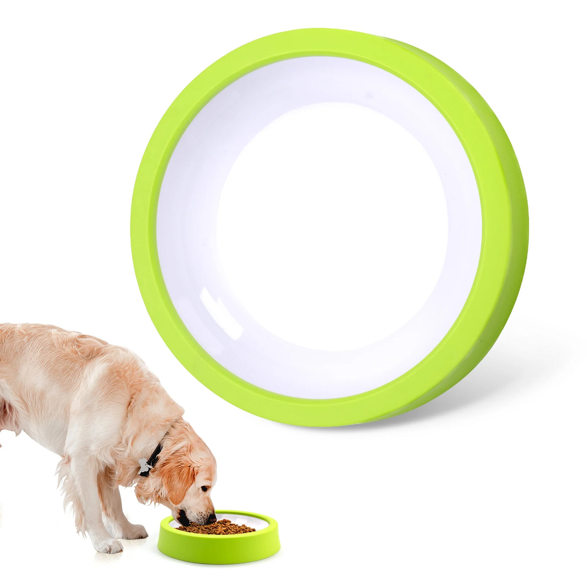 Slow Feeder Dog Bowl – Anti-Gulp Maze Bowl for Healthier Eating, Non-Slip Base