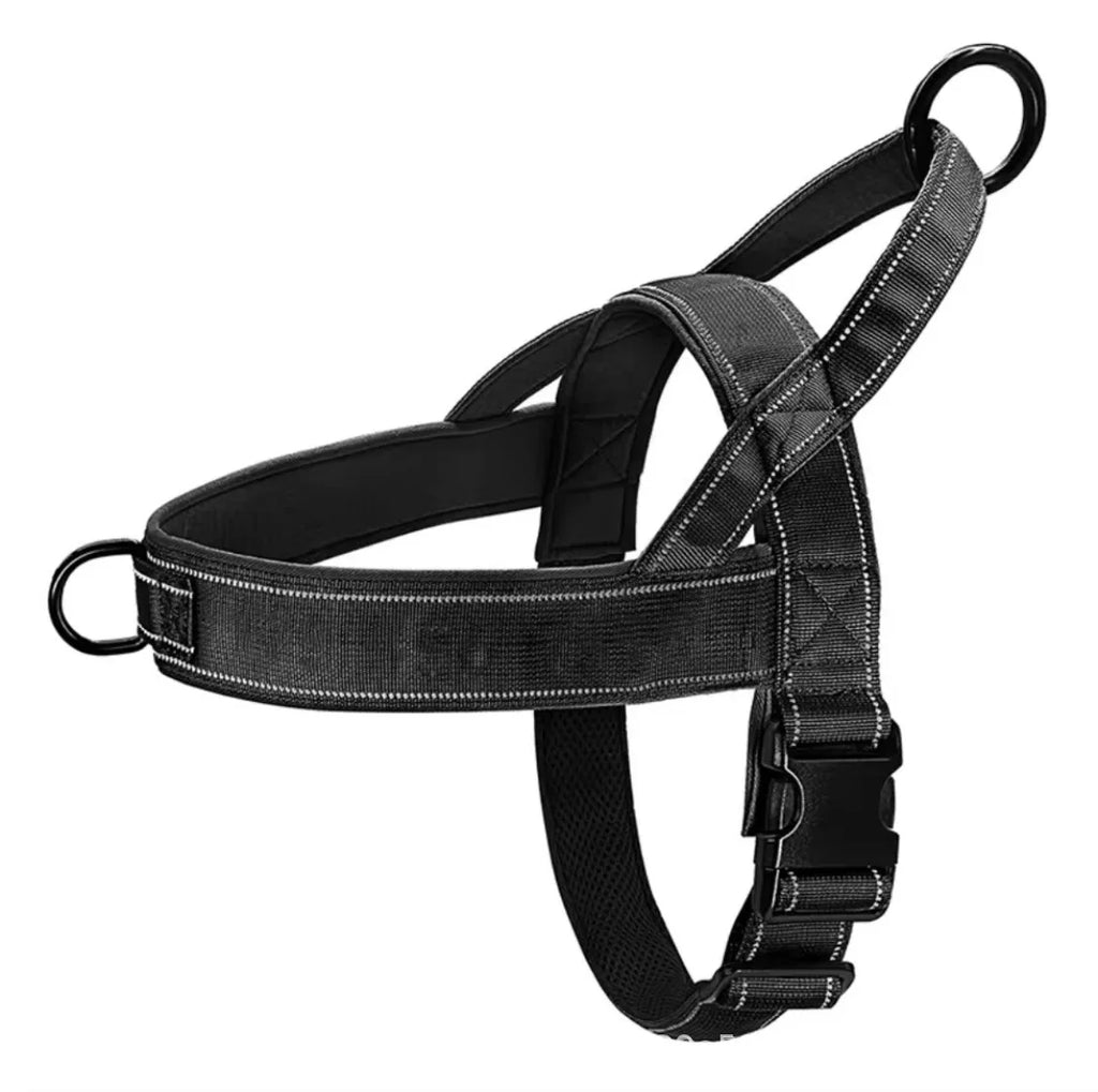 Tactical No-Pull Dog Harness – Heavy-Duty, Reflective & Padded for Large Dogs