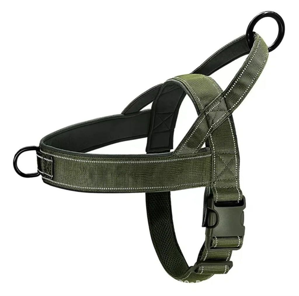 Tactical No-Pull Dog Harness – Heavy-Duty, Reflective & Padded for Large Dogs